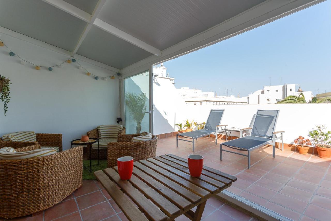 Atico-Solarium City Hall By Cadiz4Rentals Cádis Exterior foto
